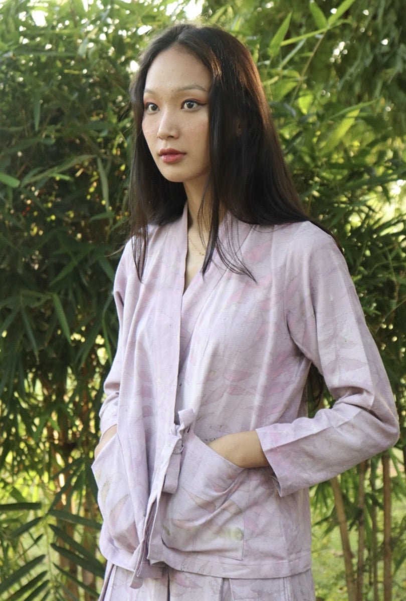 Sustainable Natural Dye Co - ord Set – Womens Co - Ord Sets on Brown Living™. SKU: pH119_24BL8417. Img 4.