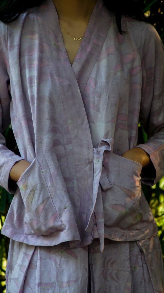 Sustainable Natural Dye Co - ord Set – Womens Co - Ord Sets on Brown Living™. SKU: pH119_24BL8417. Img 6.