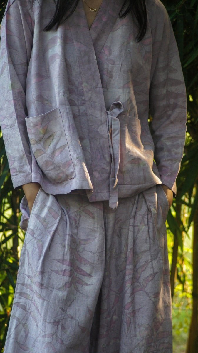 Sustainable Natural Dye Co - ord Set – Womens Co - Ord Sets on Brown Living™. SKU: pH119_24BL8417. Img 7.