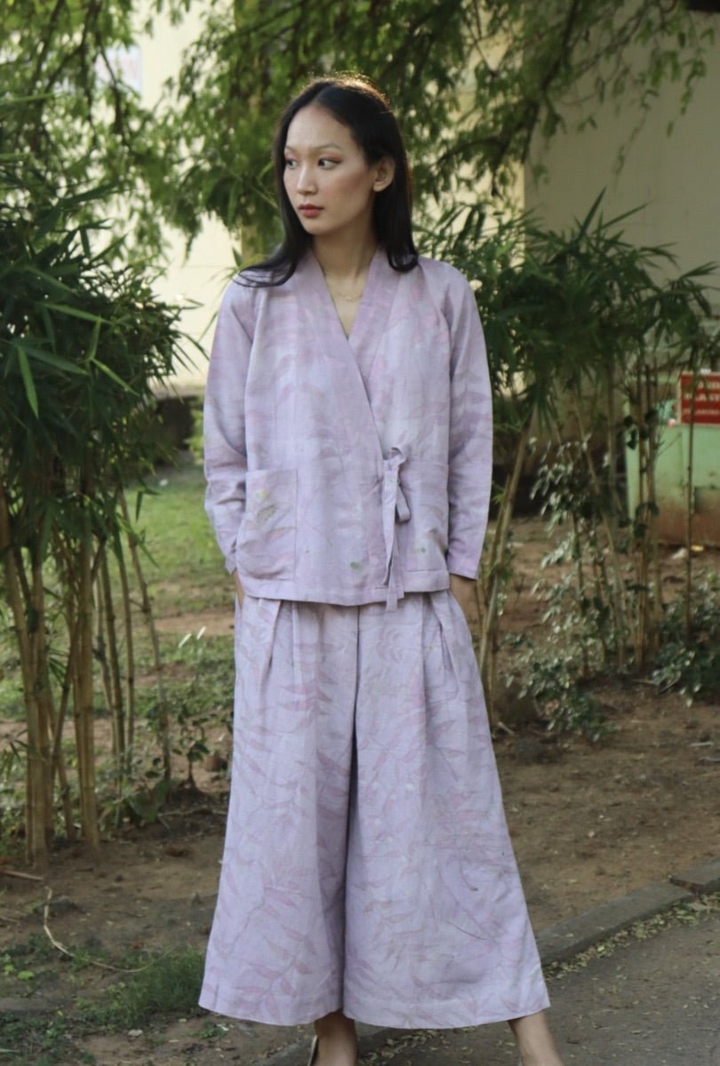 Sustainable Natural Dye Co - ord Set – Womens Co - Ord Sets on Brown Living™. SKU: pH119_24BL8417. Img 1.