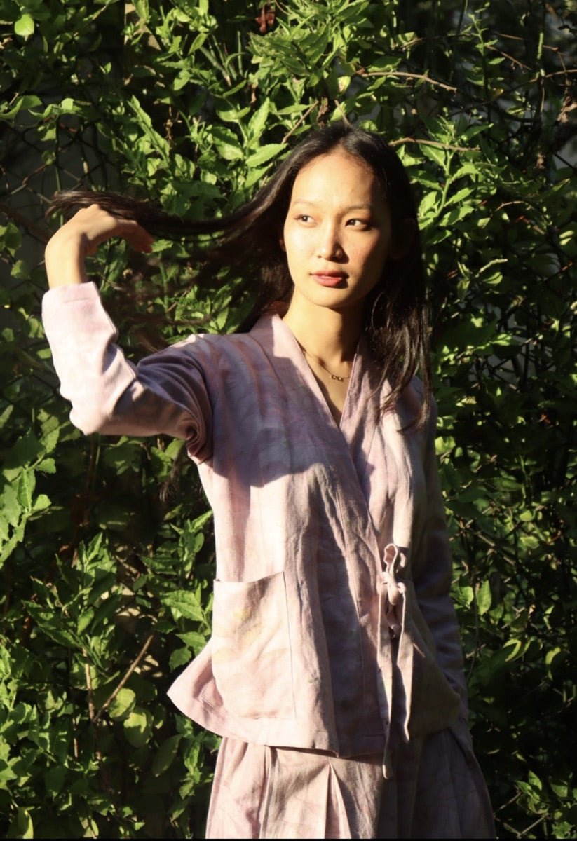 Sustainable Natural Dye Co - ord Set – Womens Co - Ord Sets on Brown Living™. SKU: pH119_24BL8417. Img 2.