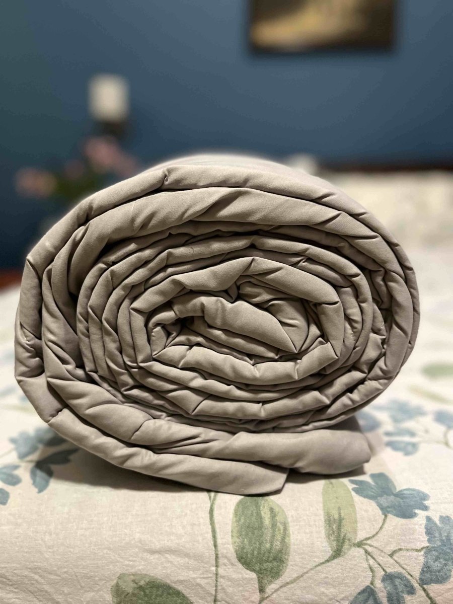Sustainable Comforter Grey/Chrome | Verified Sustainable by Brown Living™