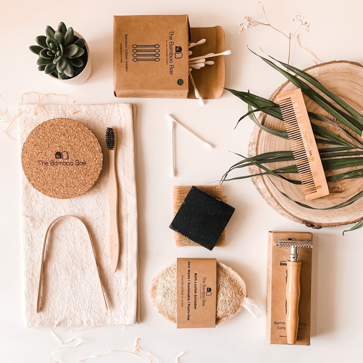 Sustainable Grooming Kit | Personal Care Gift Box | Men & Women – Gift Giving on Brown Living™. SKU: TBB - 77. Img 2.