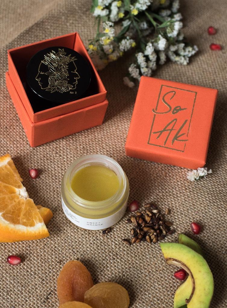Sweet Orange Moisturizing Face Salve - 30 g – Face Salve on Brown Living™. SKU: 276 - 16611 - SOFS002. Img 1.