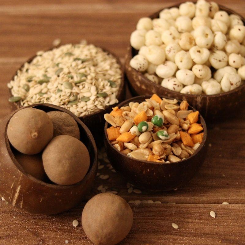Taal Mell Group of Coconut Bowl - Set of 4 Bowl| Serving Bowl| | Verified Sustainable by Brown Living™