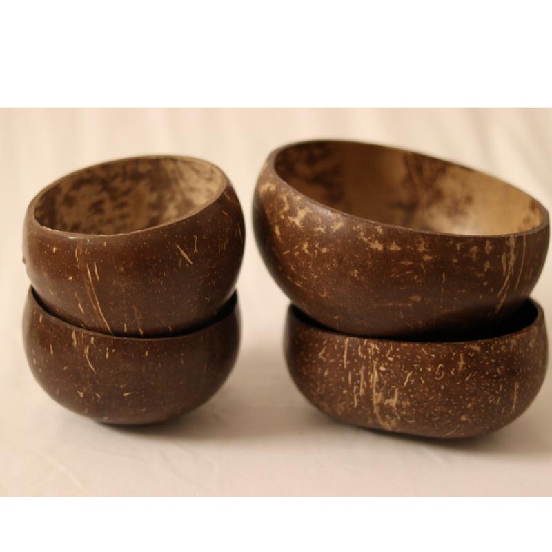 Taal Mell Group of Coconut Bowl - Set of 4 Bowl| Serving Bowl| | Verified Sustainable by Brown Living™