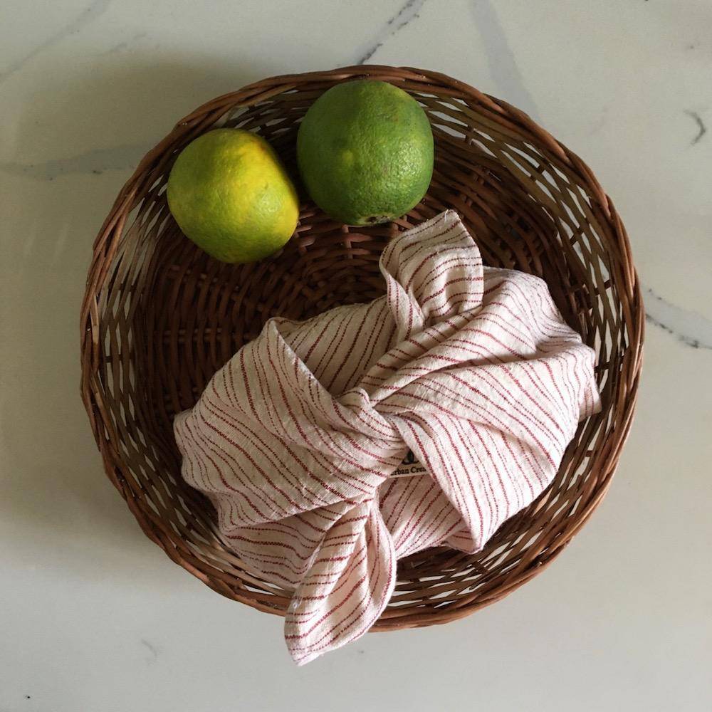 Set of 2 Bento Bag - 2 knot bags in organic Kala Cotton for Veggies & Fruit, Wrapping Roti, Packing lunch box – Fridge Vegetable Bags on Brown Living™. SKU: UC - 77 / TANUKA_BENTO_M_Black. Img 7.