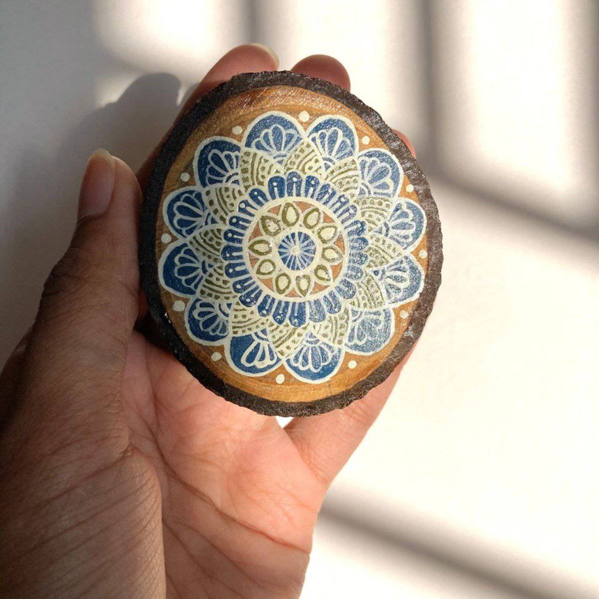 Teak Wood Fridge Magnet | Verified Sustainable by Brown Living™
