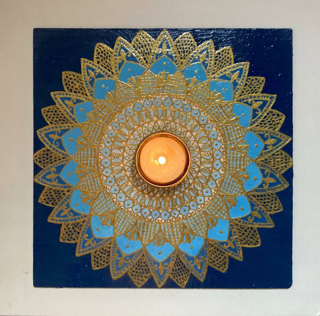 Rangoli Tealight Holder | Verified Sustainable by Brown Living™