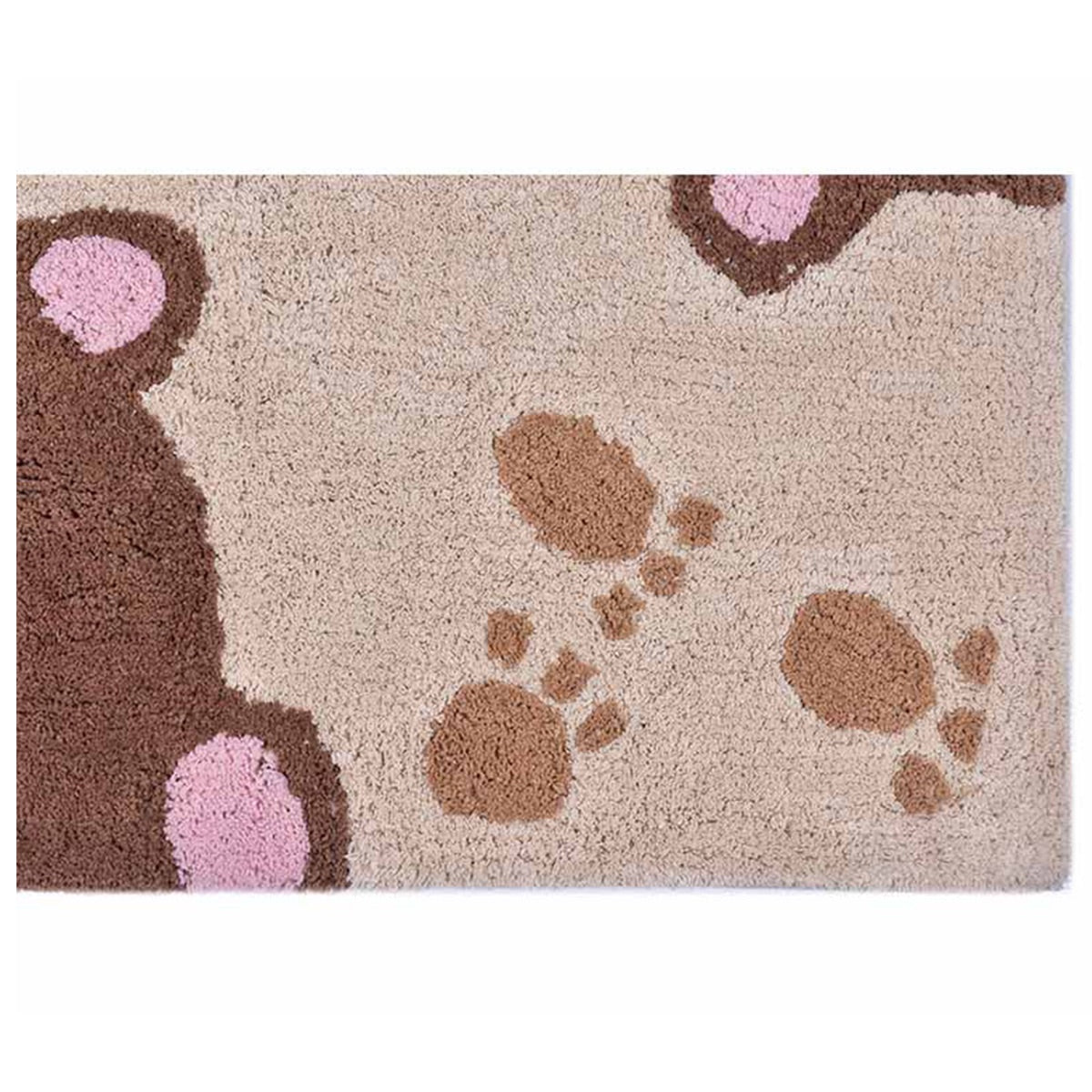 Teddy In The Bath Cotton Bathmat | Verified Sustainable by Brown Living™
