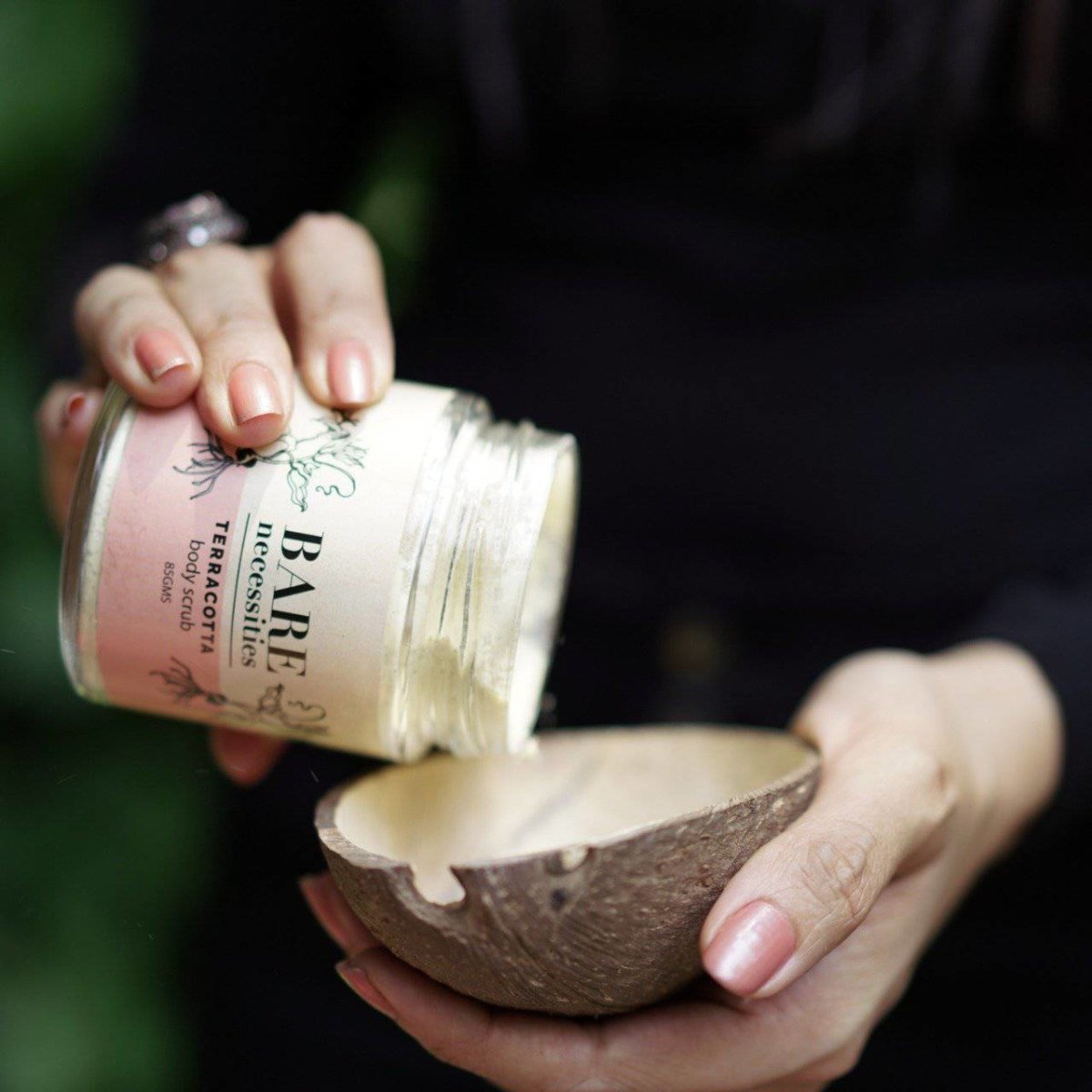 Terracotta Body Scrub | Natural Exfoliator for Smooth Skin – Body Scrub on Brown Living™. SKU: 044 - 01096 - P0002. Img 1.