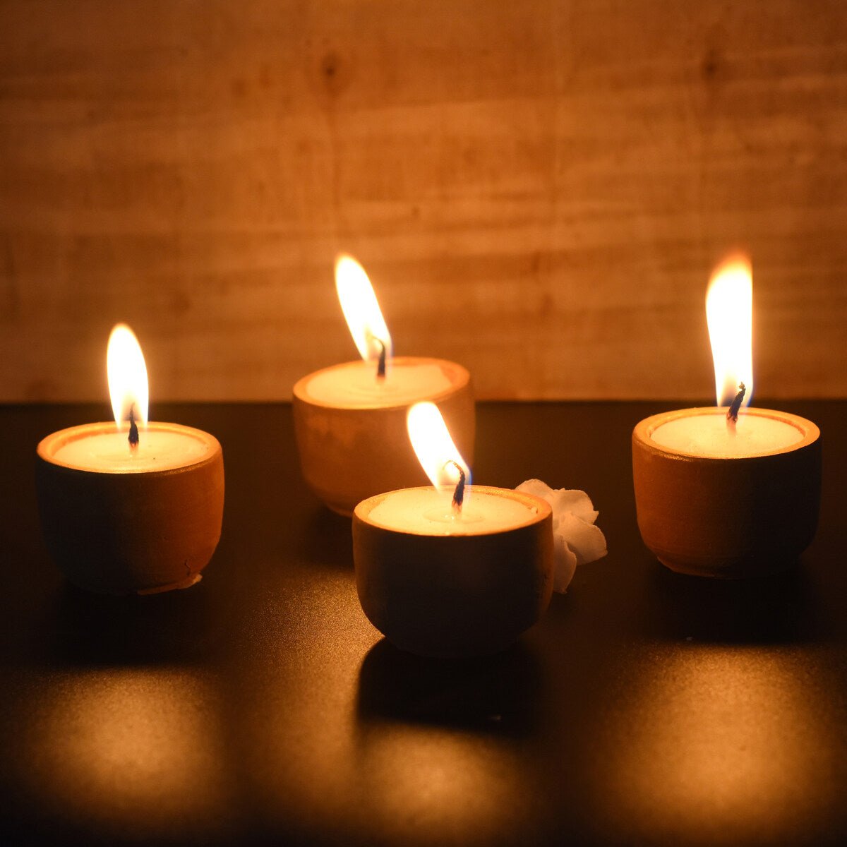 Terracotta Cup Soywax Candles - Set Of 12 – Candles & Fragrances on Brown Living™. SKU: CDT - CUP/12. Img 3.