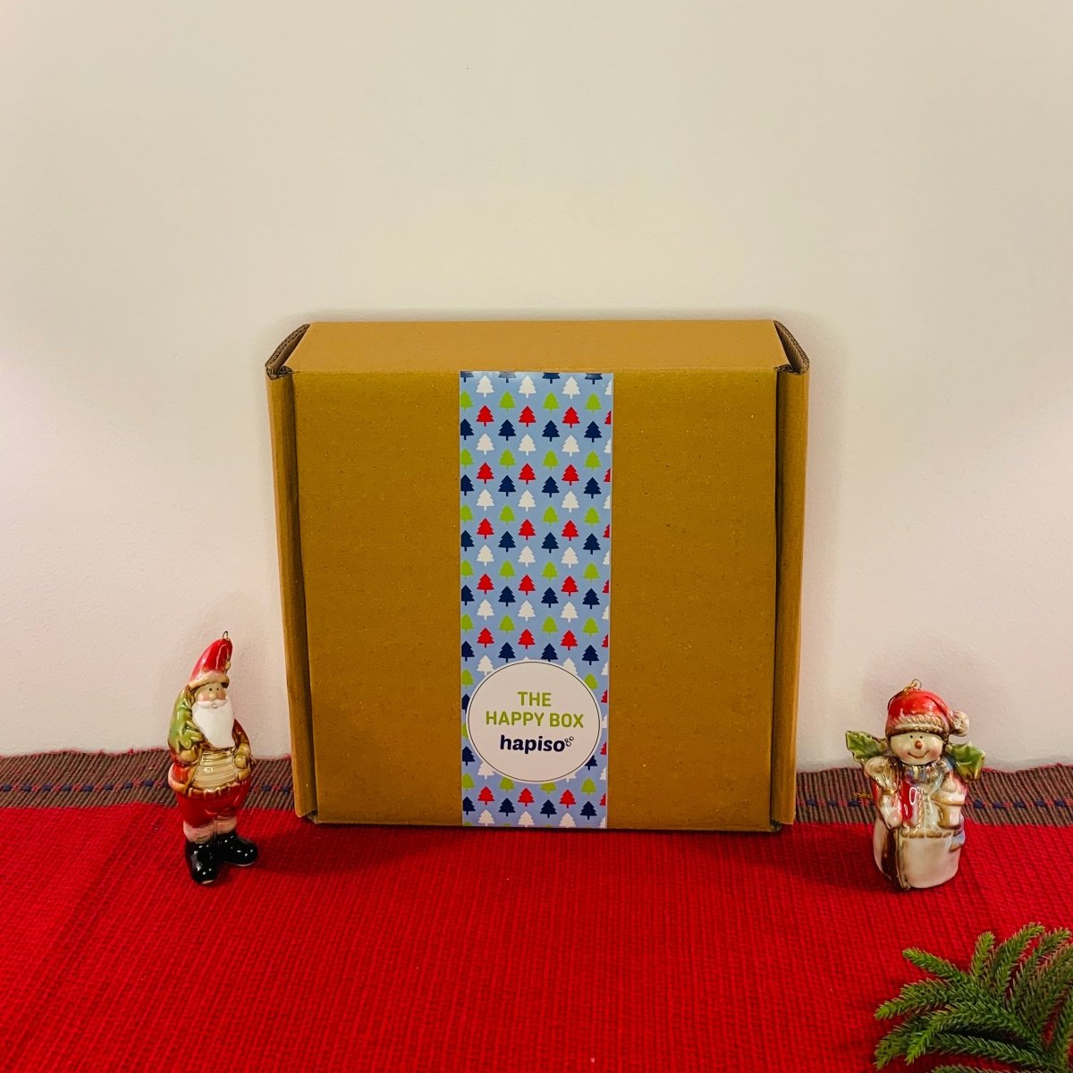 The Happy Box | 2 packs of laundry pods | Canvas bag | Candle | Verified Sustainable by Brown Living™
