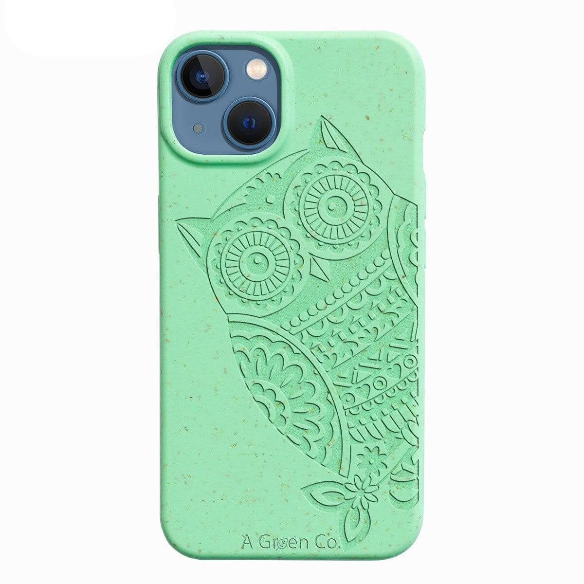 The Wise Owl - Biodegradable Eco - Friendly Mobile Cover /Phone – Tech Accessories on Brown Living™. SKU: 177 - 15719 - OWL - 13 - 004. Img 7.