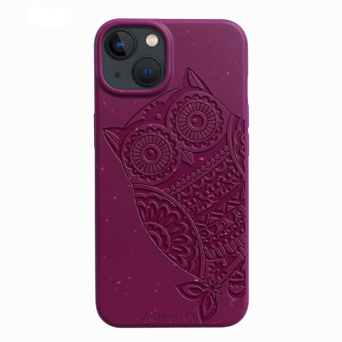 The Wise Owl - Biodegradable Eco - Friendly Mobile Cover /Phone – Tech Accessories on Brown Living™. SKU: 177 - 15722 - OWL - 13 - 009. Img 8.