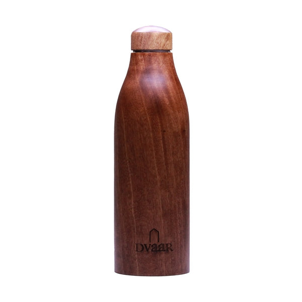 Buy The Wooden Copper Bottle - Blackberry Wood | Shop Verified Sustainable Bottles & Sippers on Brown Living™