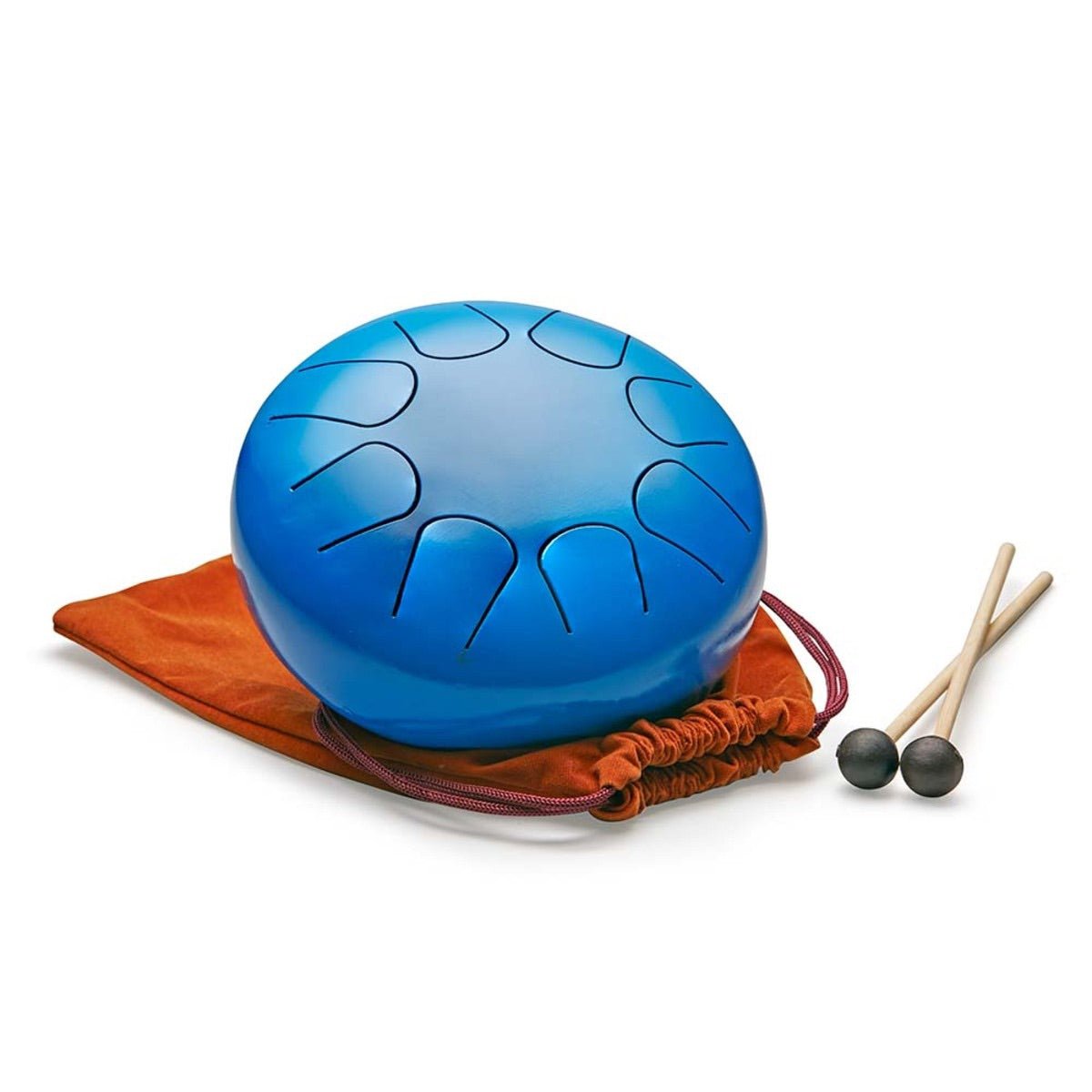 Tongue Drum - 6.3 inches - Blue | Verified Sustainable by Brown Living™