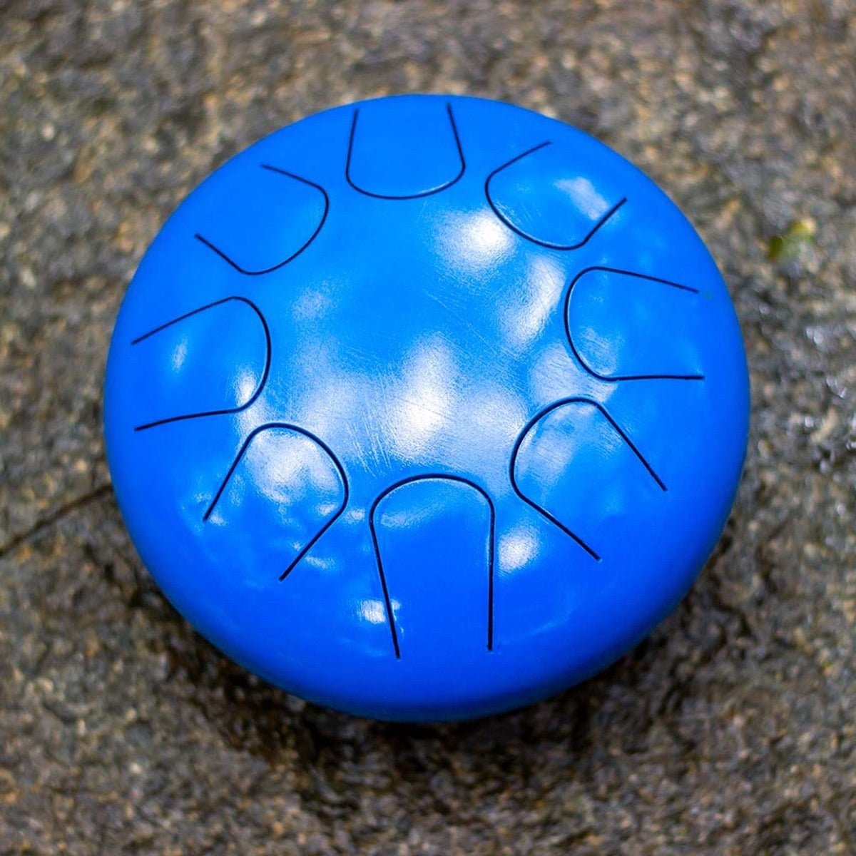 Tongue Drum - 6.3 inches - Blue | Verified Sustainable by Brown Living™