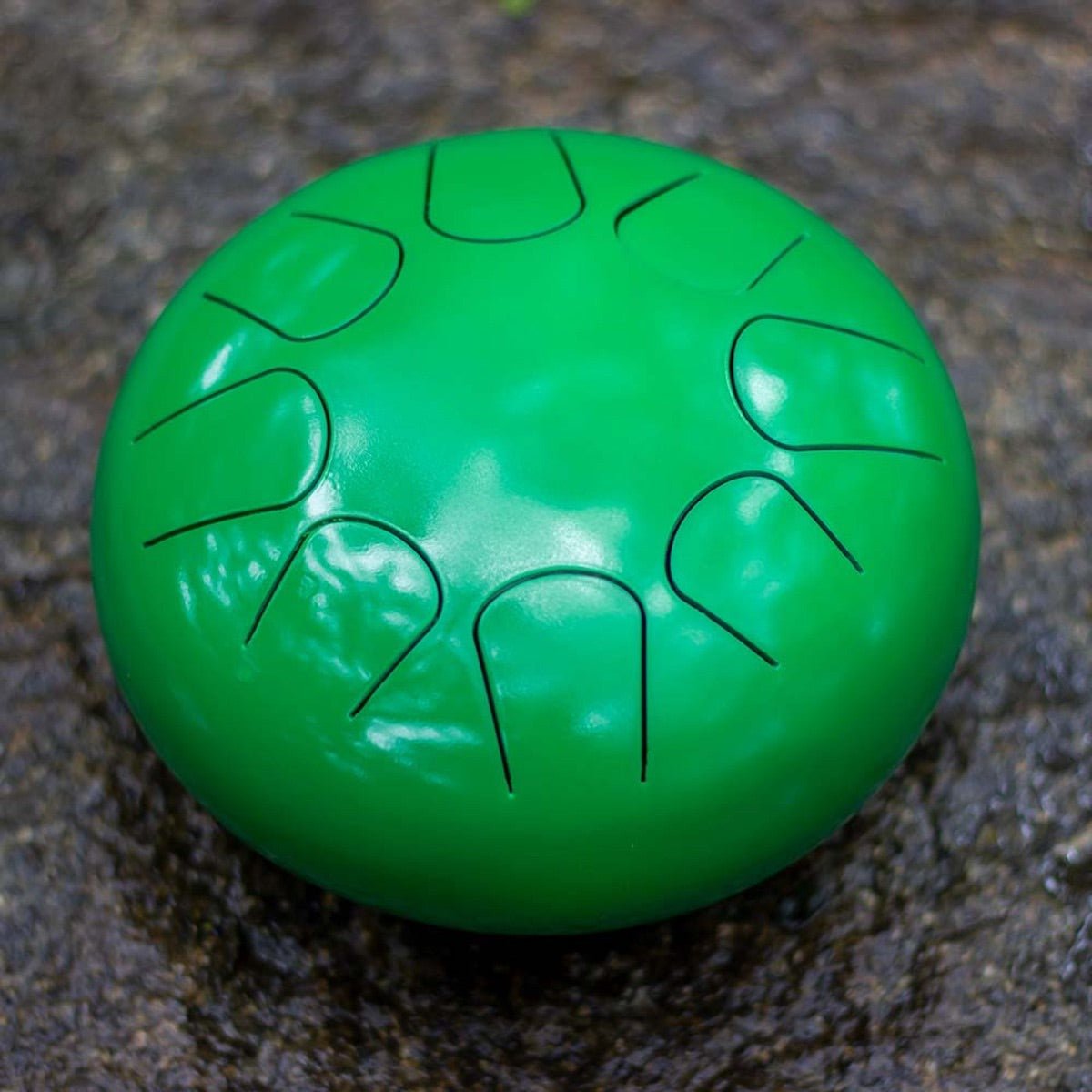 Tongue Drum - 6.3 inches - Green | Verified Sustainable by Brown Living™