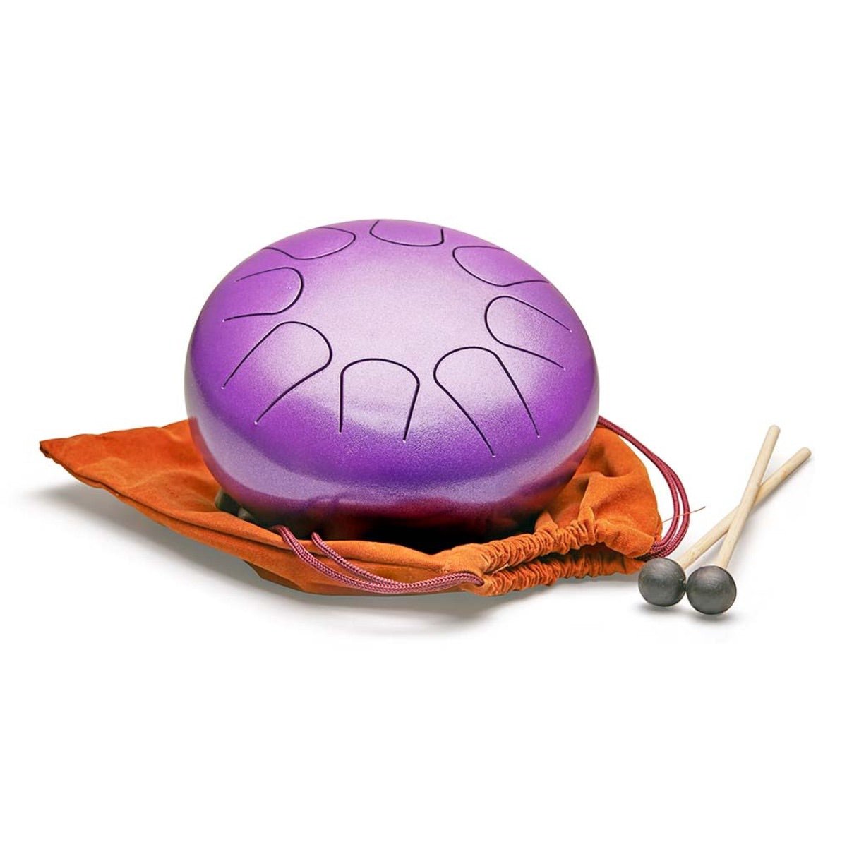Tongue Drum - 6.3 inches - Purple | Verified Sustainable by Brown Living™