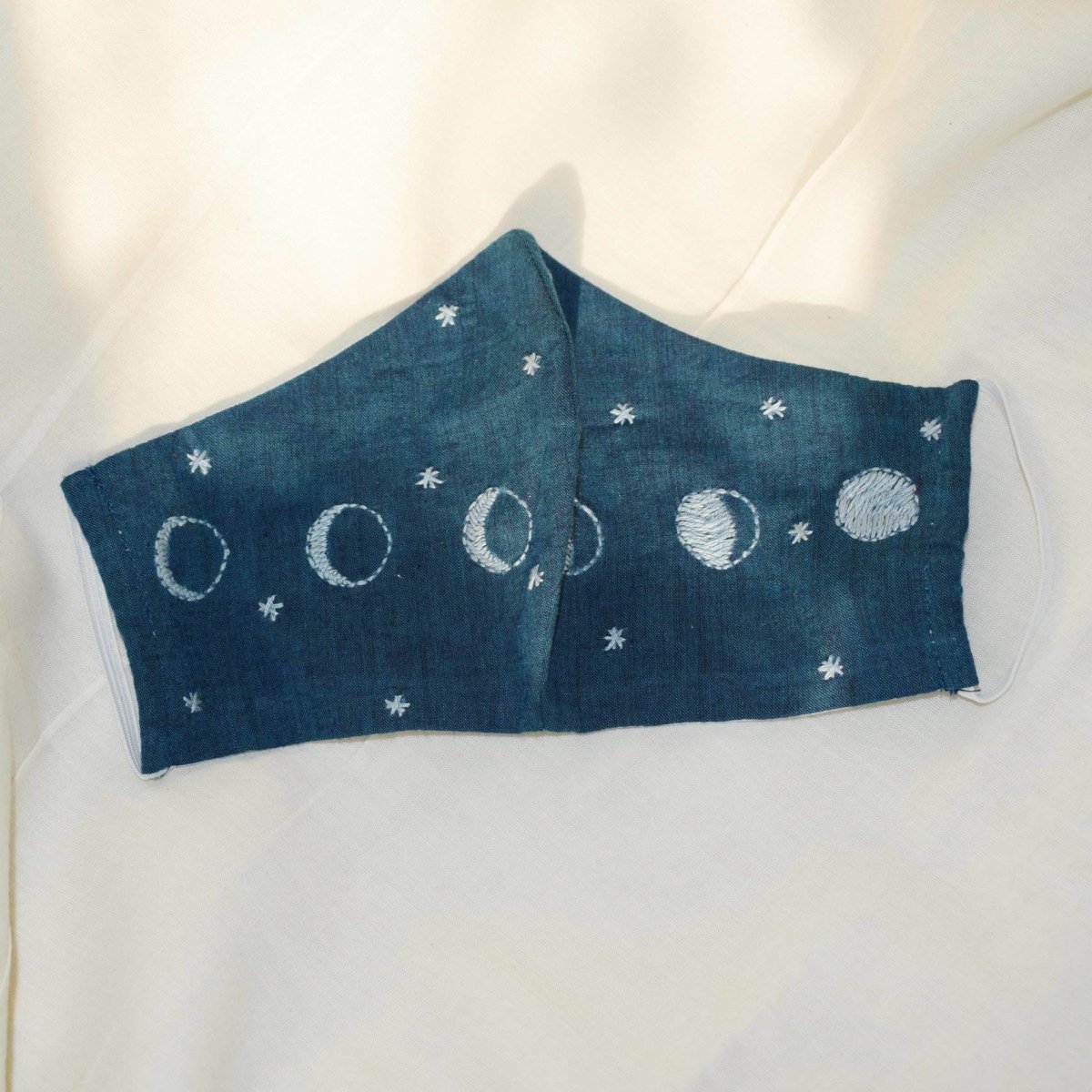 Triple Layered Embroidered Cotton Face Mask | Verified Sustainable by Brown Living™