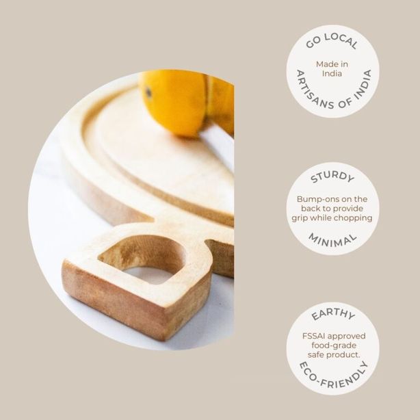 Trough Mango Wood Chopping Board – Kitchen Tools on Brown Living™. SKU: CB0102. Img 3.