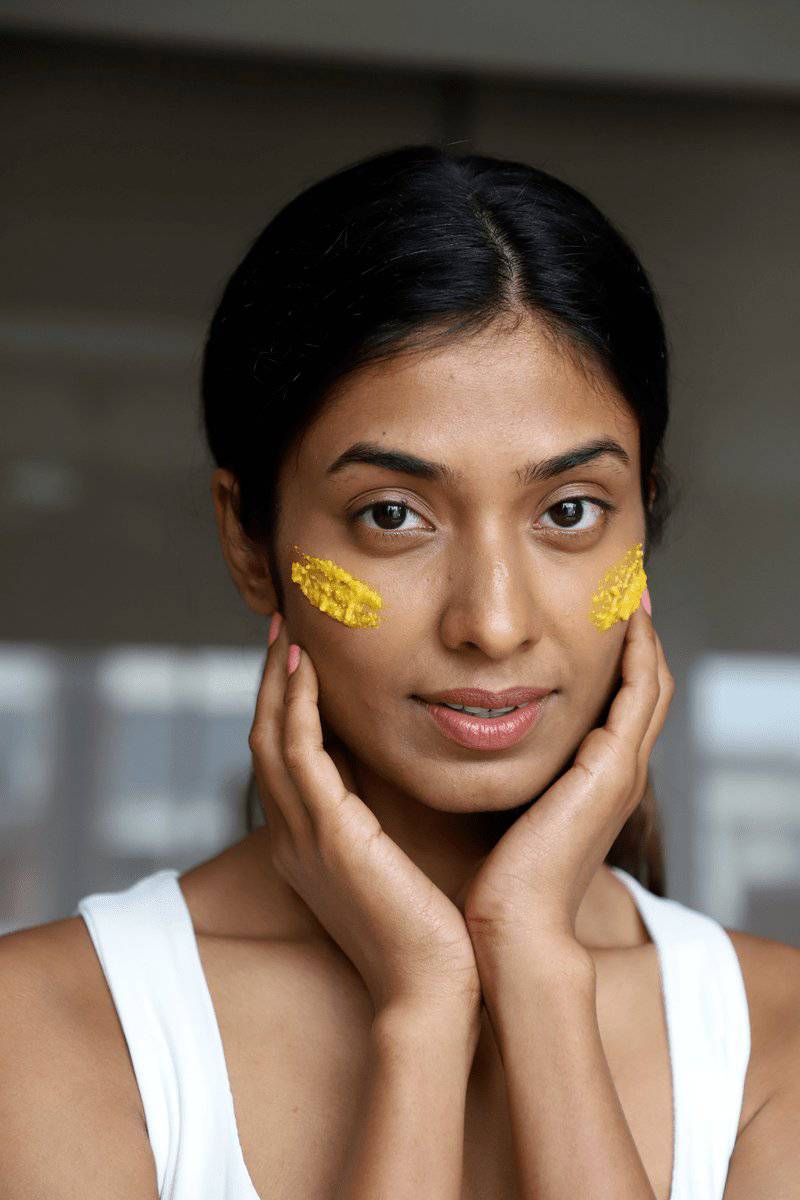 Turmeric Ubtan – Face Pack on Brown Living™. SKU: 065 - 01447 - TFP - 1 - 75g. Img 6.