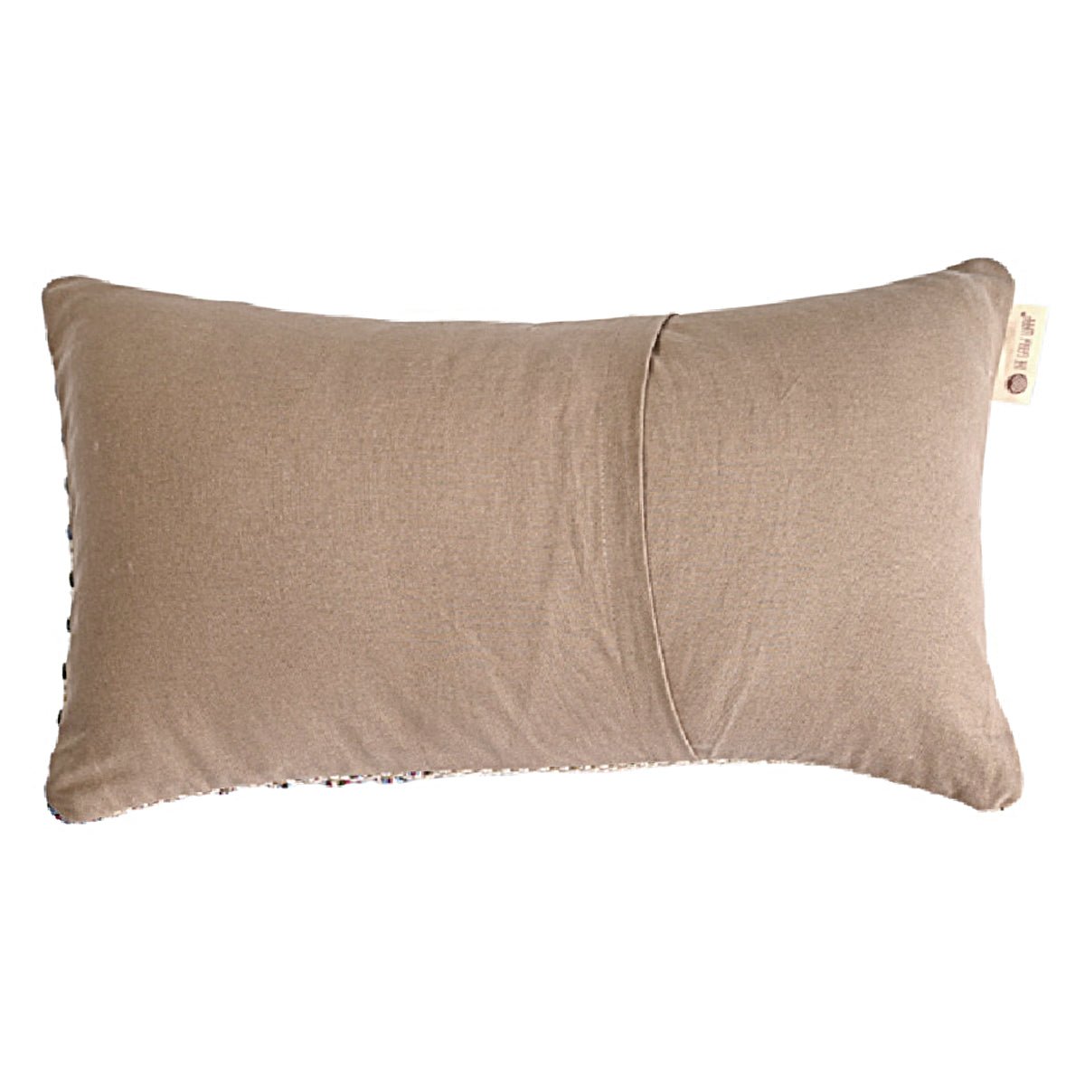 Undisturbed Kaleidoscopic Patch Lumbar Cushion Cover | Verified Sustainable by Brown Living™