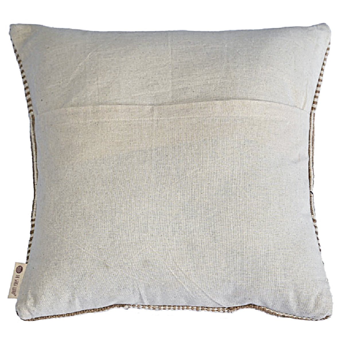 Undisturbed Woven Patch Cushion Cover | Verified Sustainable by Brown Living™