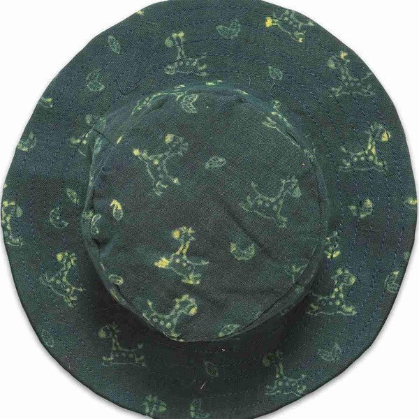 Buy Unisex Adia Printed Hat - Green | Shop Verified Sustainable Kids Hat on Brown Living™
