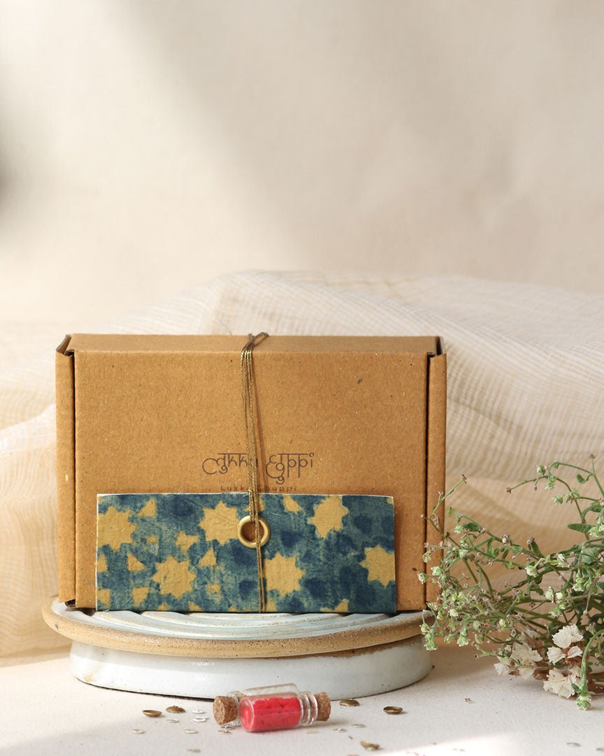 Upcycled Artisanal Rakhi - Traditional Turmeric Yellow | Verified Sustainable by Brown Living™