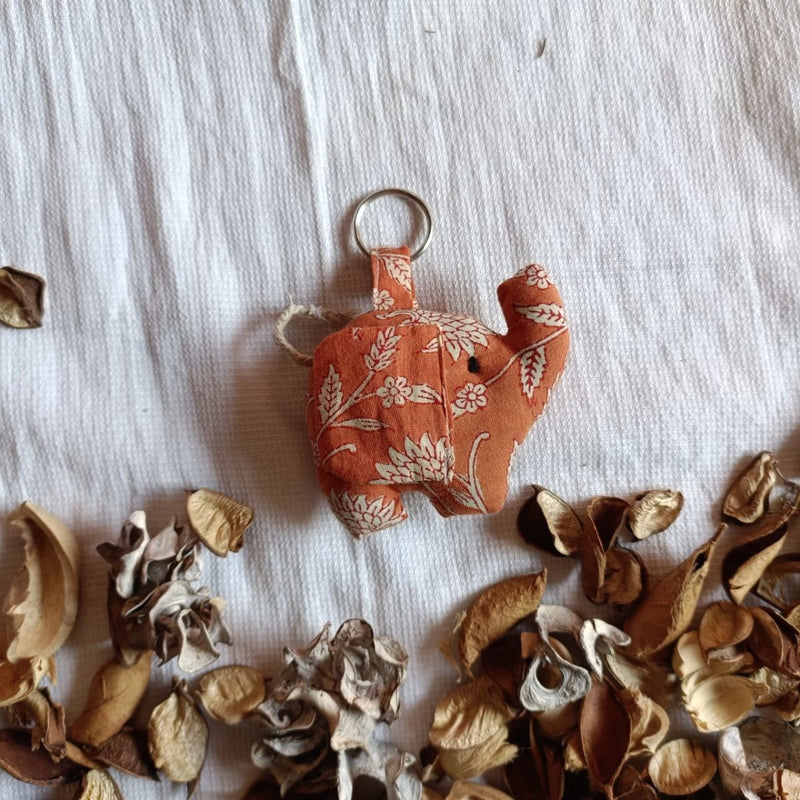Buy Upcycled Elephant Key Chain (Mixed sets of 3 pieces) | Shop Verified Sustainable Travel Accessories on Brown Living™