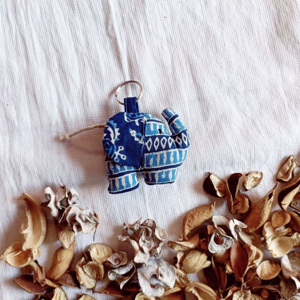 Buy Upcycled Elephant Key Chain (Mixed sets of 3 pieces) | Shop Verified Sustainable Travel Accessories on Brown Living™
