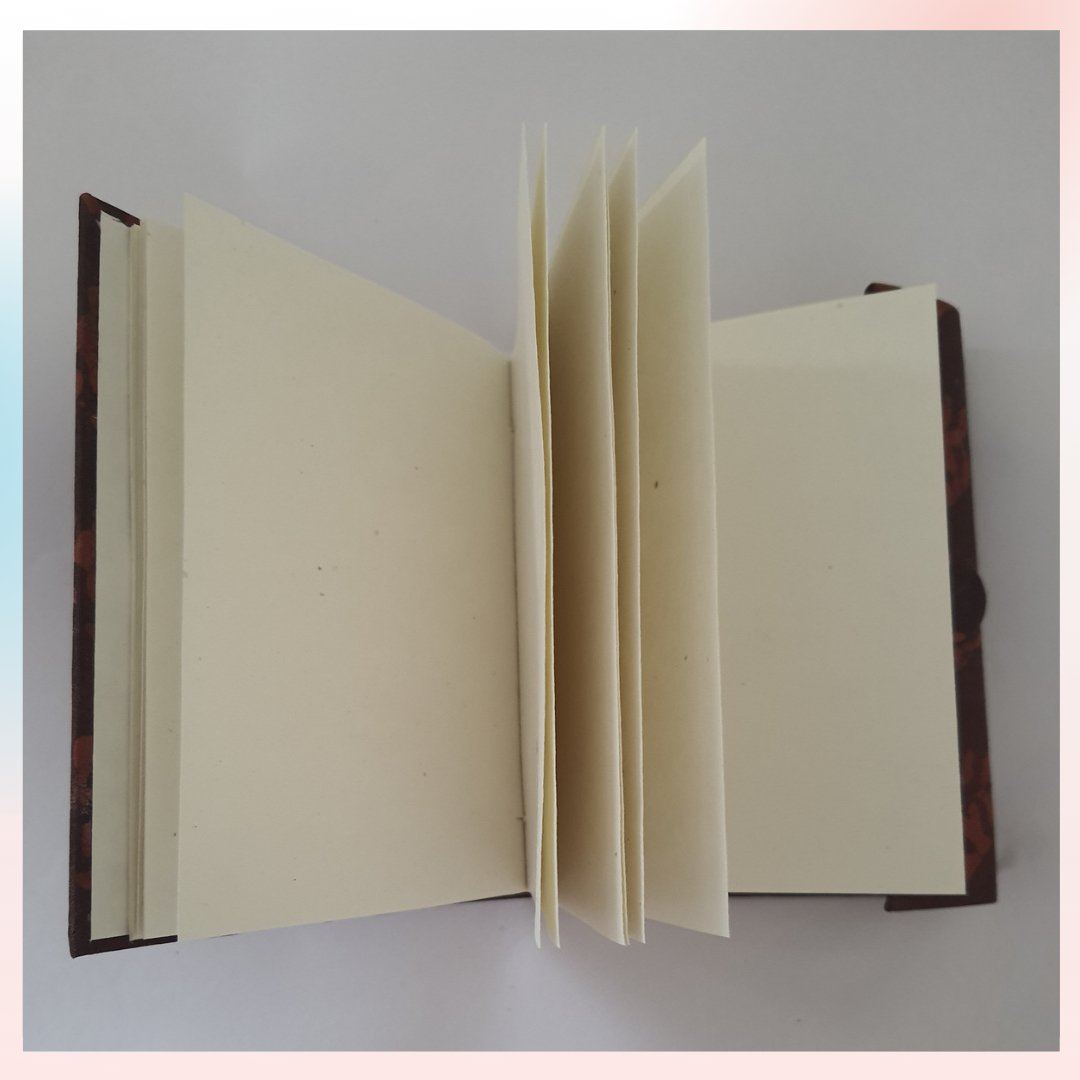 Upcycled Handloom Fabric Journal - 1 Hard Bound Diary 2 Pocket Diary | Verified Sustainable by Brown Living™