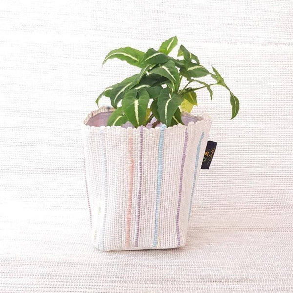 Buy Upcycled Handwoven Grow Pot - Small | Shop Verified Sustainable Pots & Planters on Brown Living™