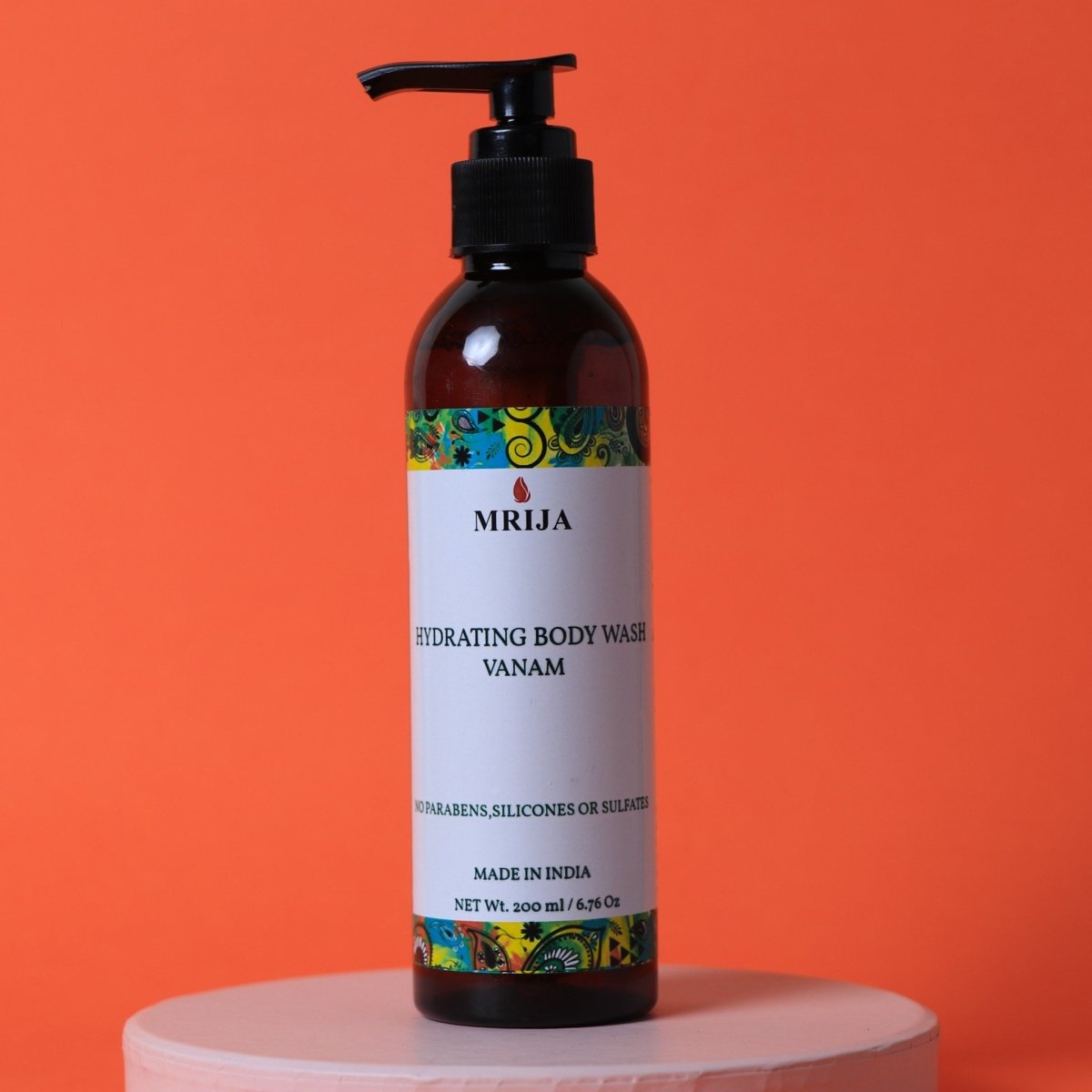 Vanam | Hydrating Body Wash made with Olive Oil, Mango Butter, and Vetiver | 200ml | Verified Sustainable by Brown Living™