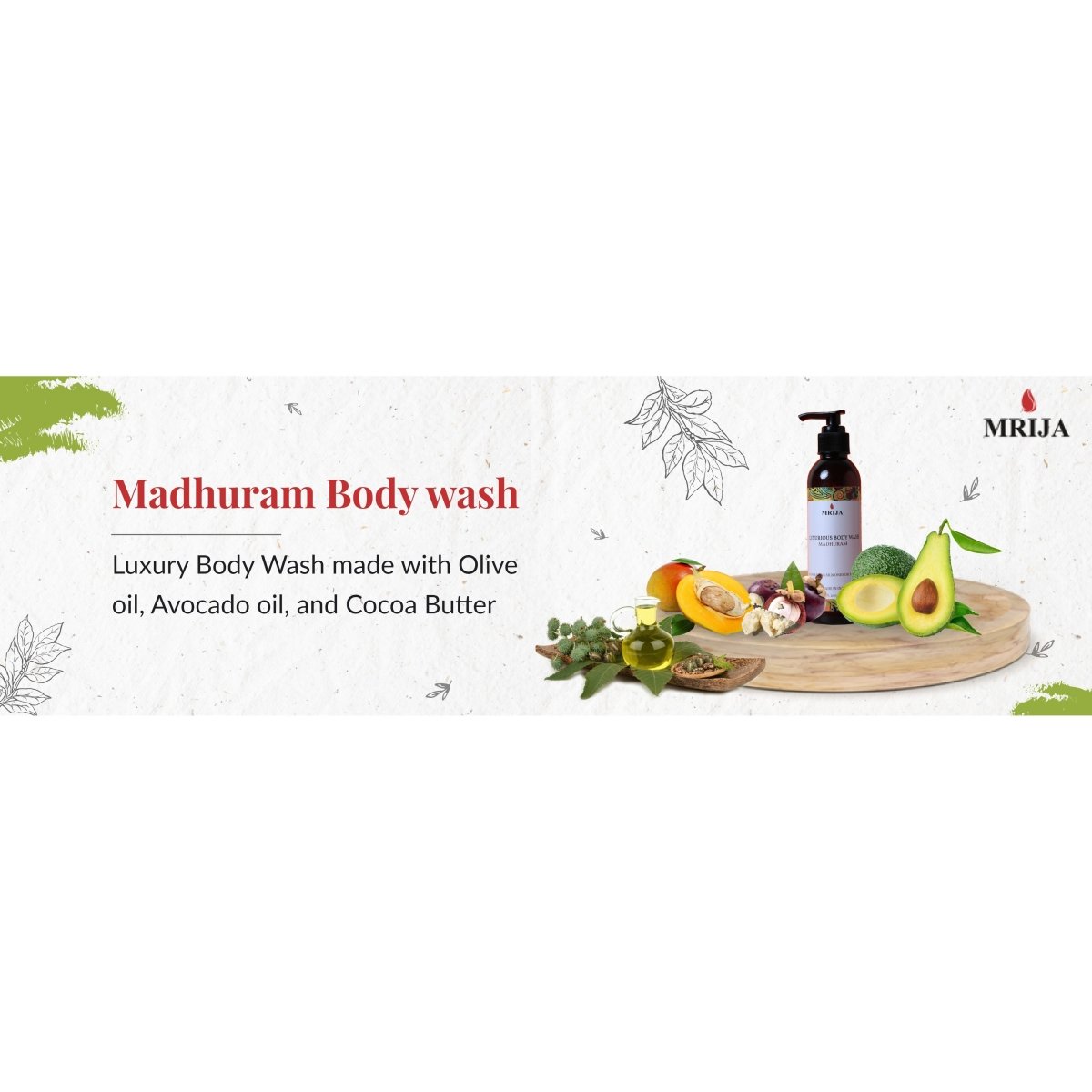 Vanam | Hydrating Body Wash made with Olive Oil, Mango Butter, and Vetiver | 200ml | Verified Sustainable by Brown Living™