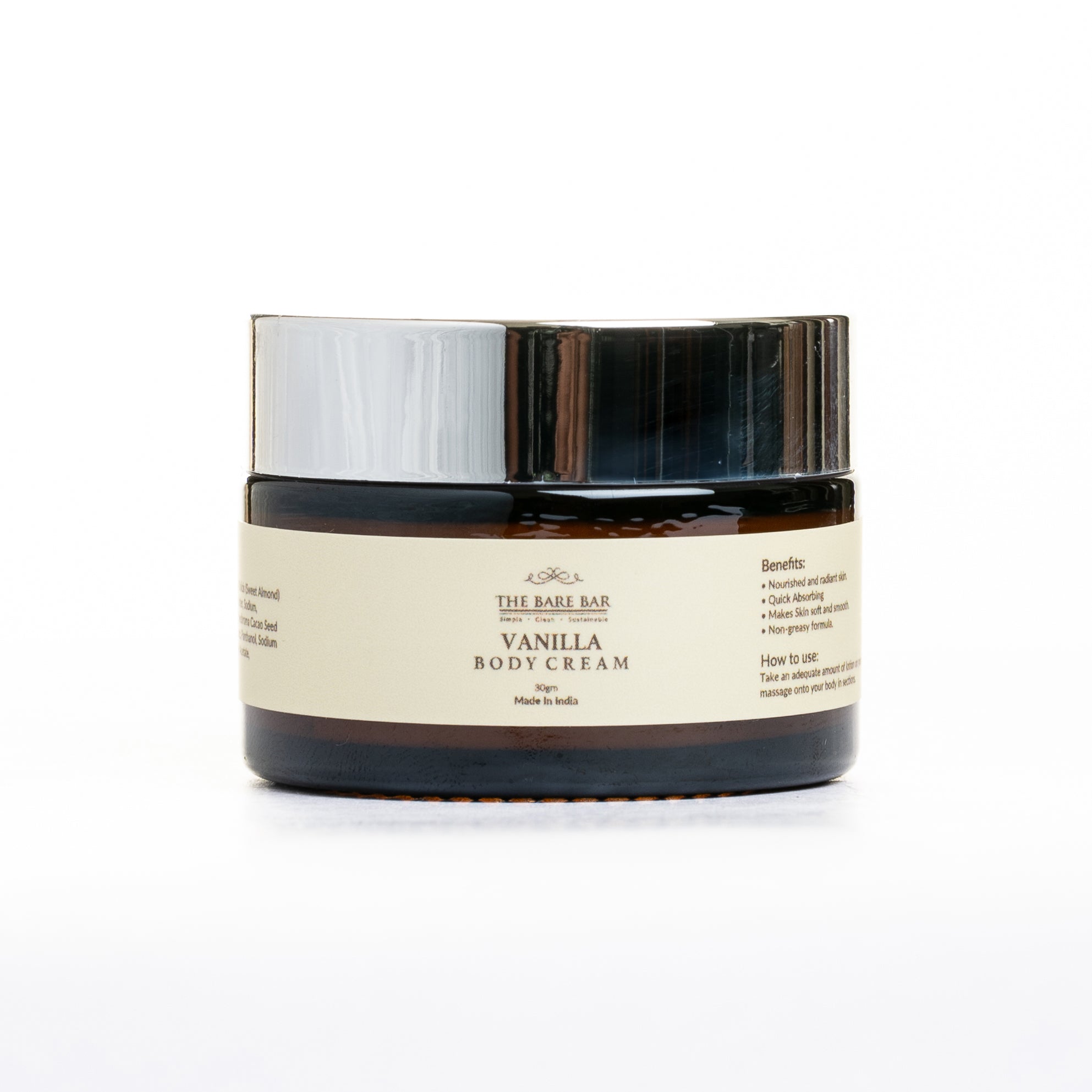 VANILLA BODY CREAM | Verified Sustainable by Brown Living™