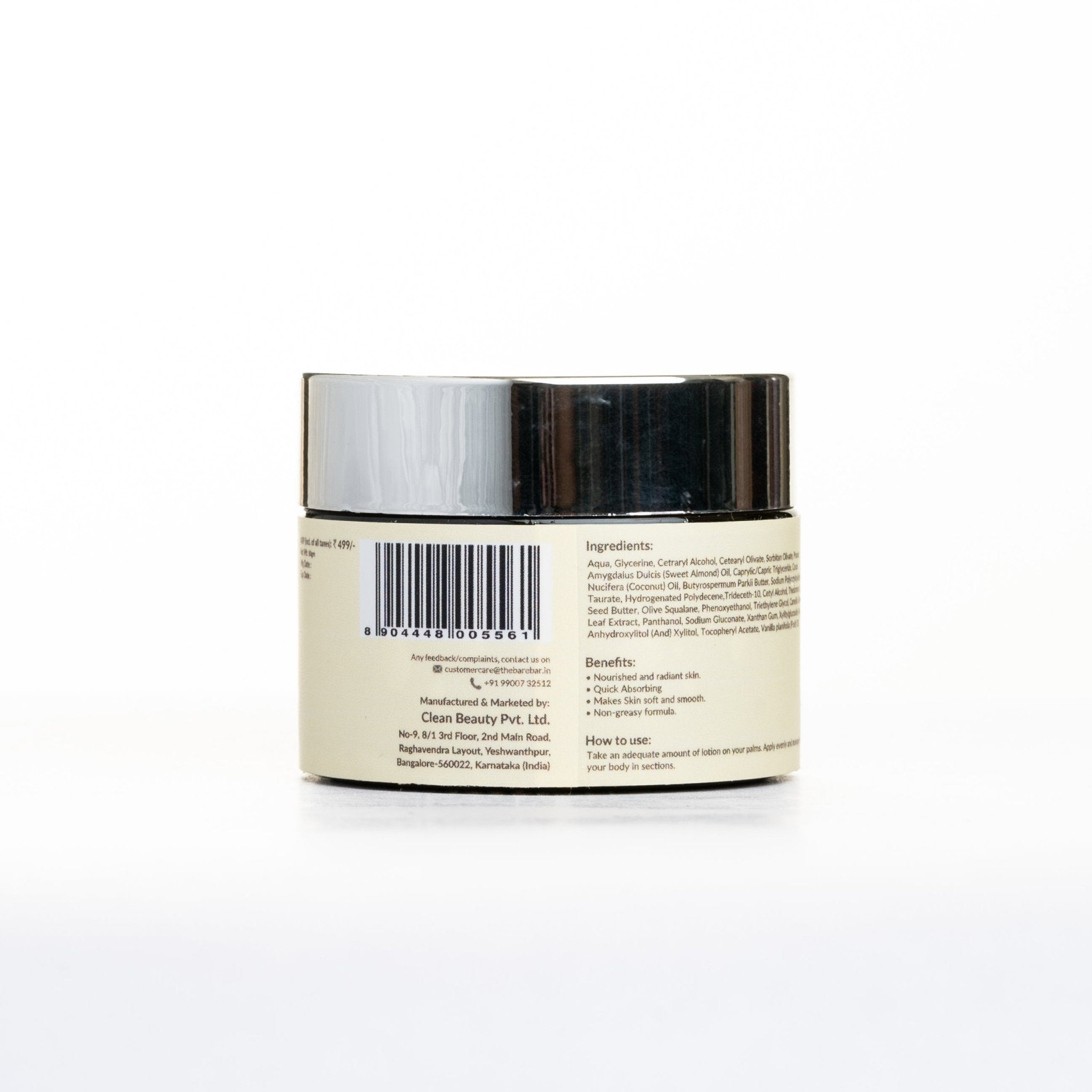 VANILLA BODY CREAM | Verified Sustainable by Brown Living™