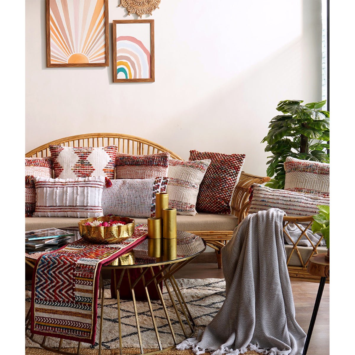 Verandah Cushion Cover (Sandstone) – Covers & Inserts on Brown Living™. SKU: TGW130152. Img 2.