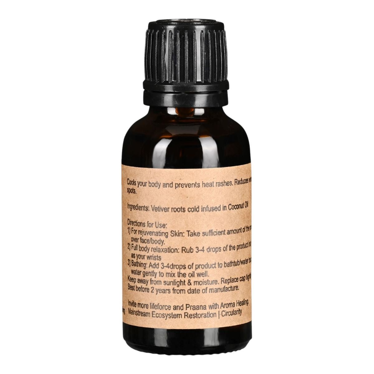 Vetiver Infused Healing Oil - 30 ml | Verified Sustainable by Brown Living™