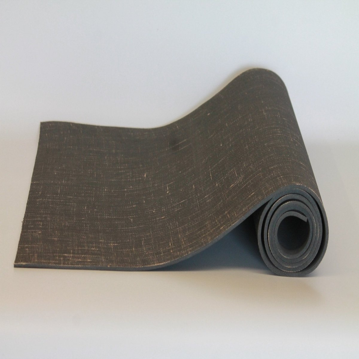 Buy Vikrama The Black Rubber Jute Yoga Mat Online on Brown Living