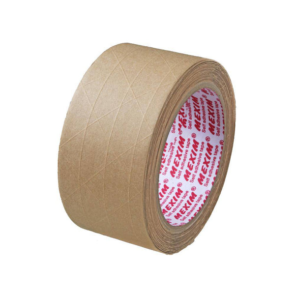 Buy Water Activated Tape - Brown Scrim Reinforced - 48mm x 50 meters x 6 Rolls | Shop Verified Sustainable Packing Tape on Brown Living™