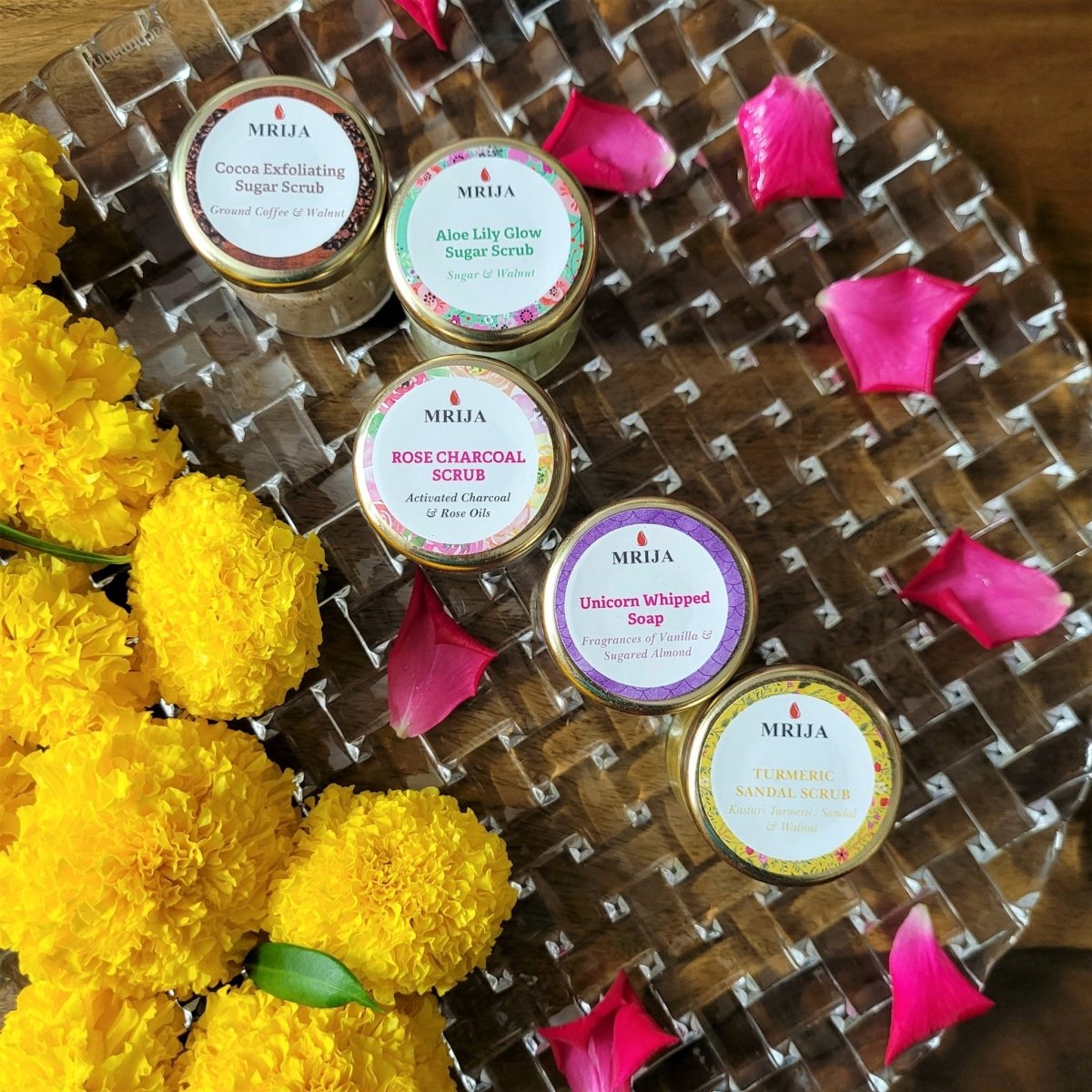 Whipped Foaming Exfoliant Face and Body Scrubs | Set of 5 | Gift Box | Verified Sustainable by Brown Living™