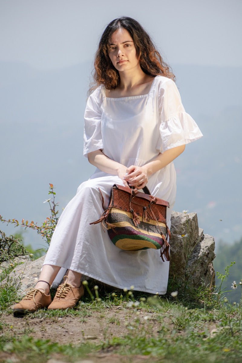 White comfy dress | Verified Sustainable by Brown Living™