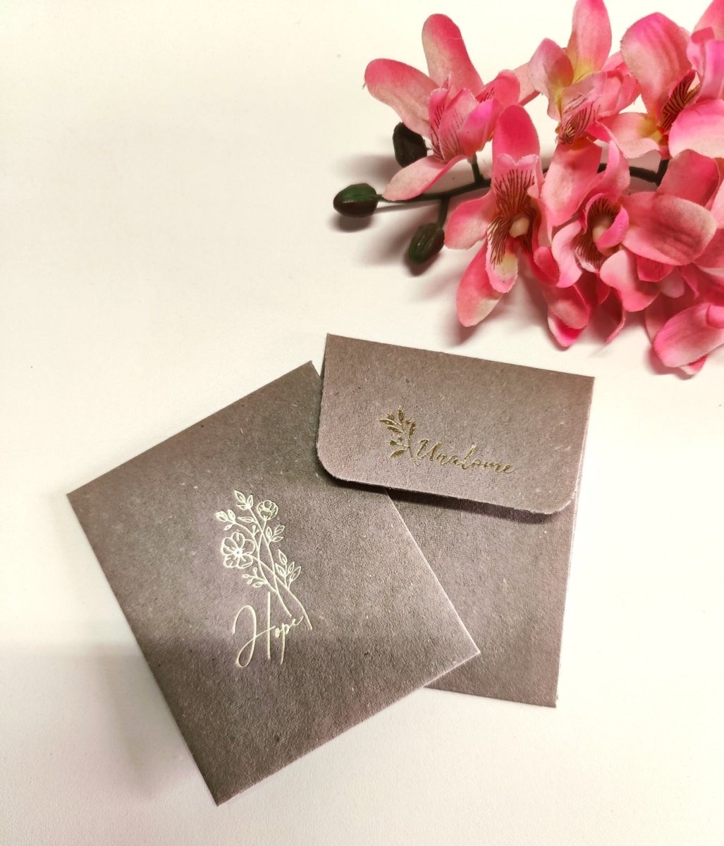 Wish Cards in Flax Paper – Greeting & Note Cards by UNALOME available on Brown Living™. . SKU: UN - WS - 07. Img 1.