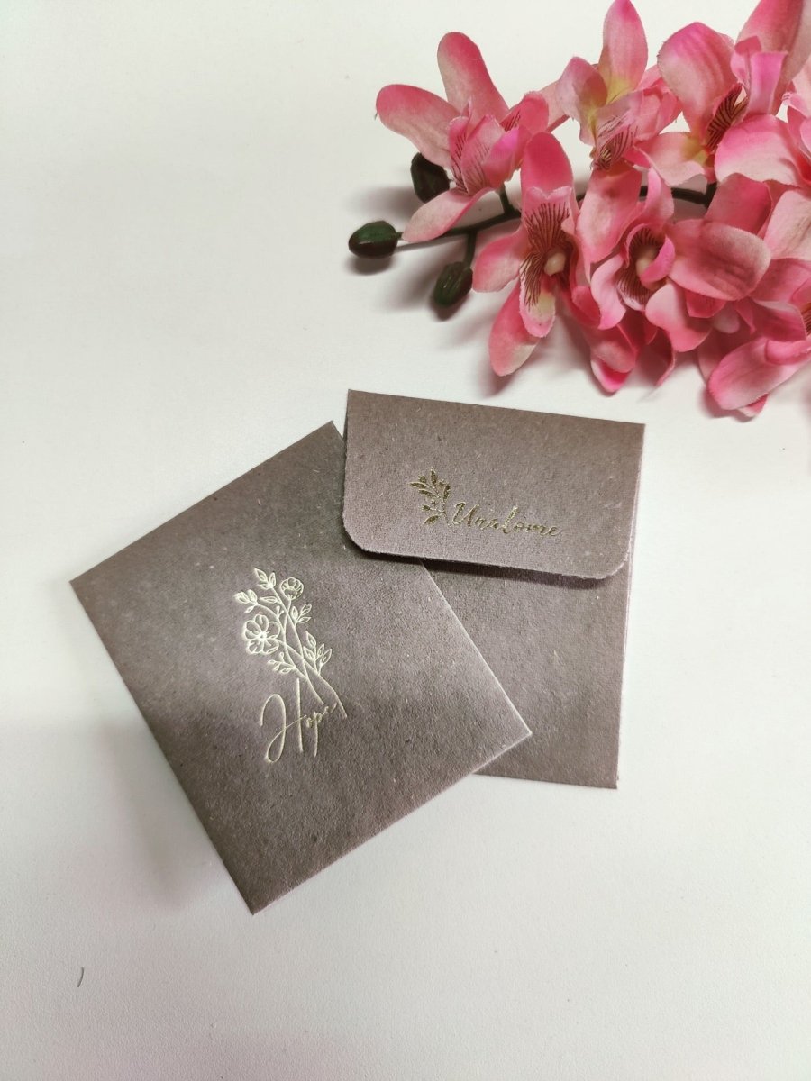 Wish Cards in Flax Paper – Greeting & Note Cards by UNALOME available on Brown Living™. . SKU: UN - WS - 07. Img 5.