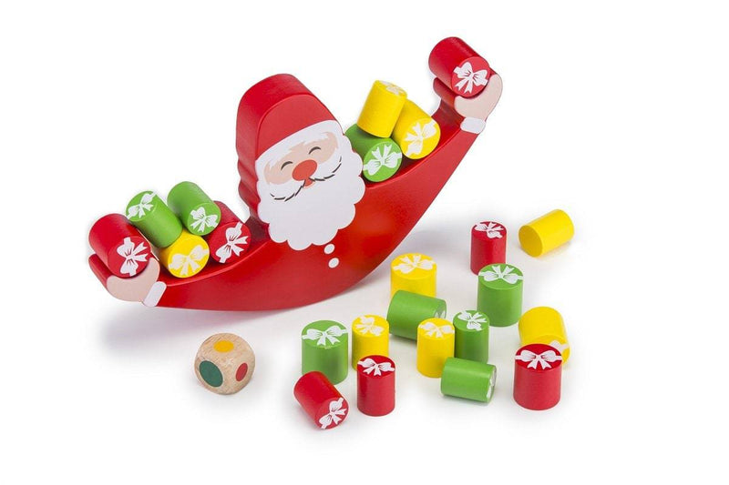Buy Wobbly Wooden Balancing Santa Game | Shop Verified Sustainable Sets & Stacking Toys on Brown Living™