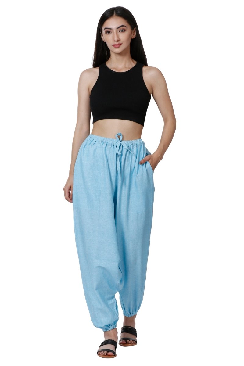 Women's Lounge Pants, Sky Blue, Gsm-170