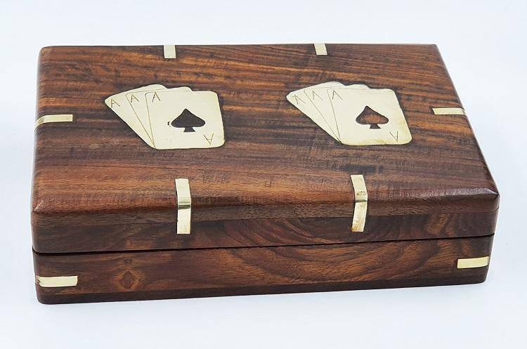 Playing Card Box with Two Set of Playing Cards Combo | Verified Sustainable by Brown Living™